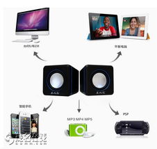 樂兒飛多媒體音箱 筆記本電腦的迷你音效伴侶